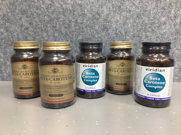 Different beta carotene brands Beta carotene