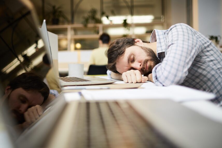 Tired man
