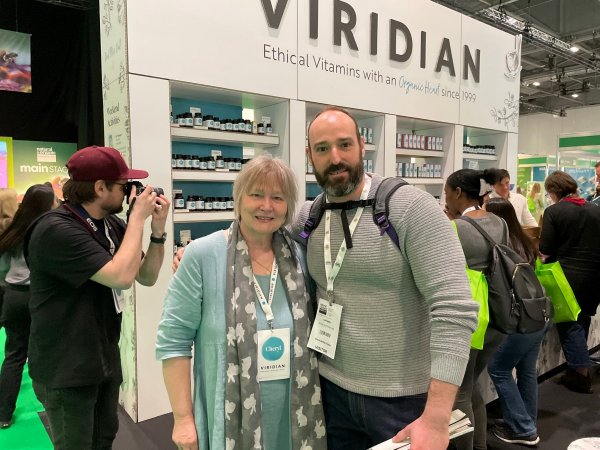 Thallon and myself during my visit to Viridian stand at NOPEX Viridian NOPEX 2024
