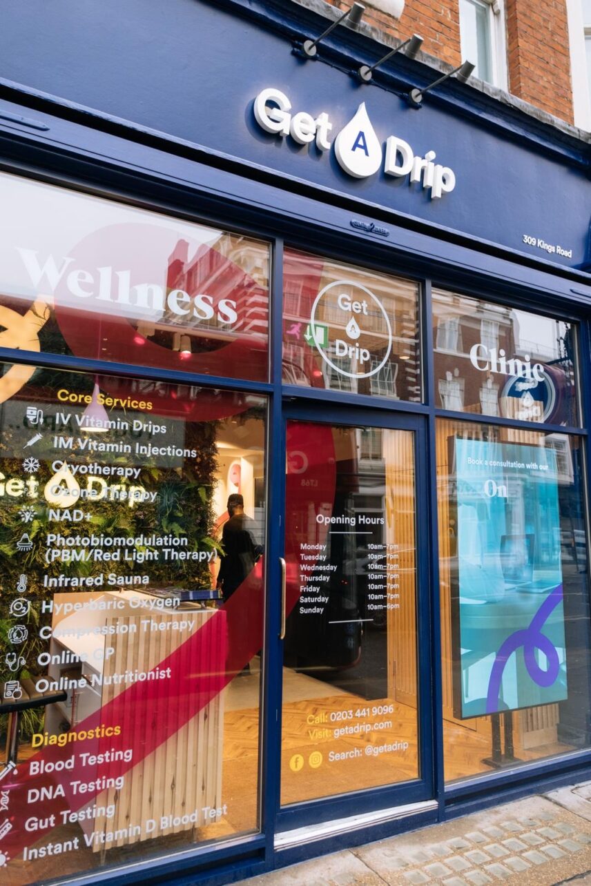 Get a Drip clinic on King’s Road, in the heart of Chelsea, London Get a drip clinic on Kind's Road