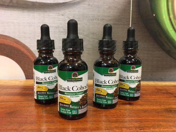Some black cohosh tinture Black cohosh
