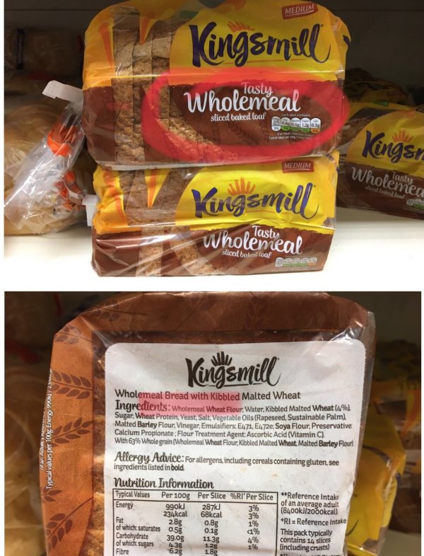Whole grain bread